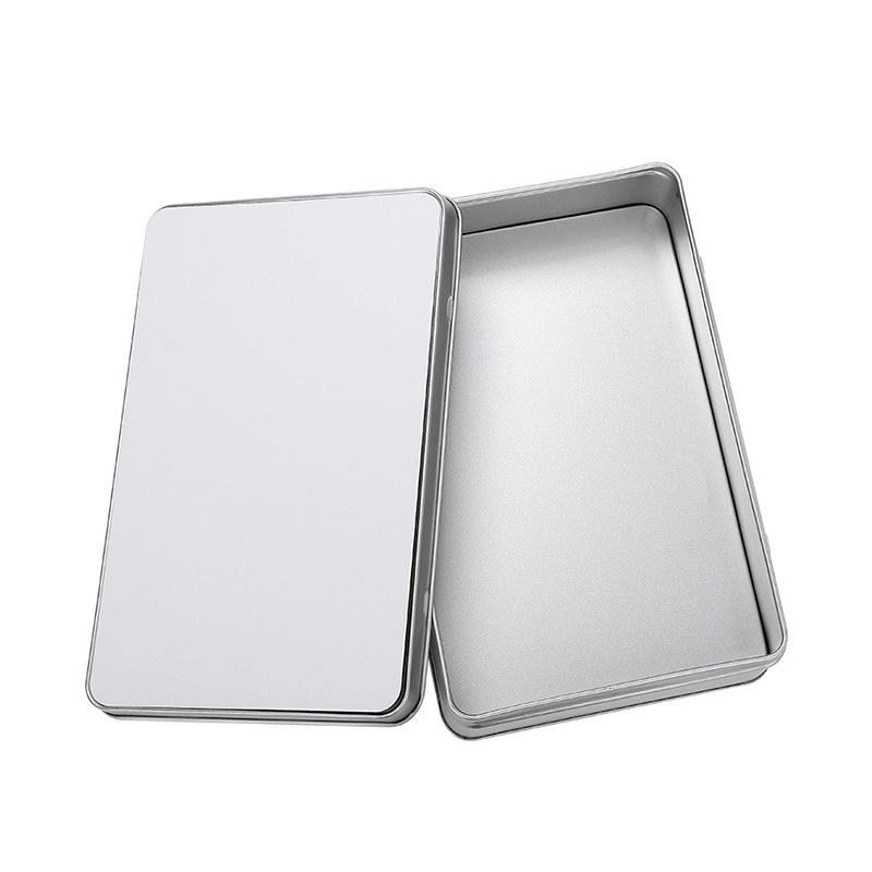 Sublimation Candy Tin Box Storage Box with Lid Cake Container Gift Tin Pen Pencil Case Sublimation Metal Box Small Tin Box Tinplate Trinket Box Gift C