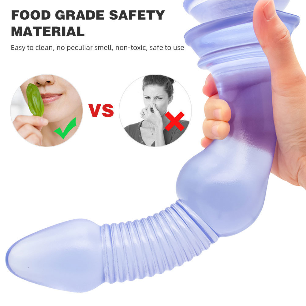 Anal Toys Super Thick Plug Soft Beads With Strong Suction Cup Adult Products Butt Sex For Woman 230821
