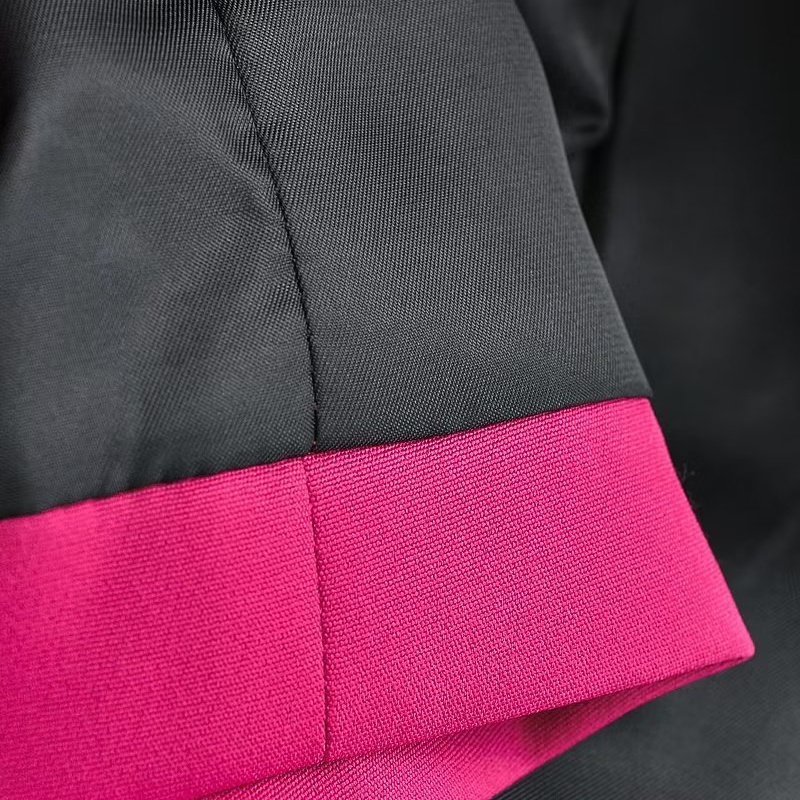 Men s Jackets KEYANKETIAN V neck Single Breasted Rose Red Suit Vest Women Slim Short Fashion Asymmetrical Thin Sleeveless Coat 230822