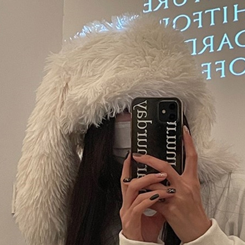 Beanie/Skull Caps Plush Bunny Ear Hat Long Ear Hat Bunny Beanie Hat Long Rabbit Ears Hat Faux Fur Rabbit Hat Cute Funny Skullies Beanie Dropship 23082