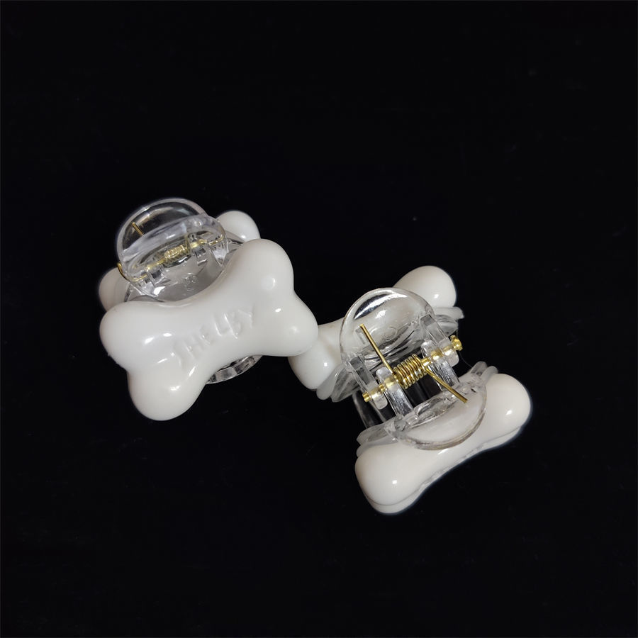 Hair Accessories Harajuku Halloween Hair Accessories Funny White Skull Bone Hair Claws Cute Mini Skeleton Hair Clip for Girls Kids Gift Hairwear 23082