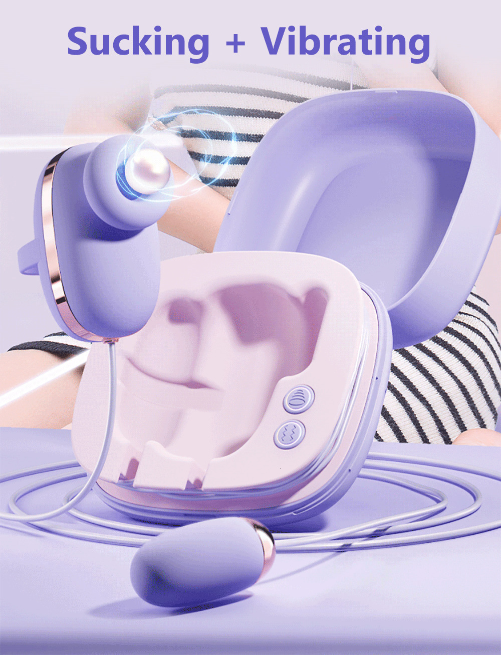 Adult Toys 2 in 1 Sucking Vibrating Egg Sex for Women Gspot Clitoral Stimulator Vagina Nipple Vibrators Female Masturbator 230821