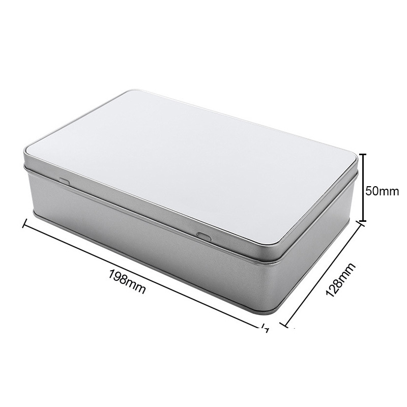 Sublimation Candy Tin Box Storage Box with Lid Cake Container Gift Tin Pen Pencil Case Sublimation Metal Box Small Tin Box Tinplate Trinket Box Gift C