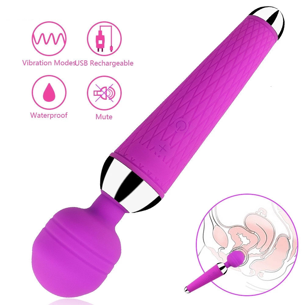 Adult Toys G Spot Dildo Vibrator for Women Magic Wand Waterproof AV Stick Female Vagina Clitoris Massager Sex 18 Erotic Products 230821