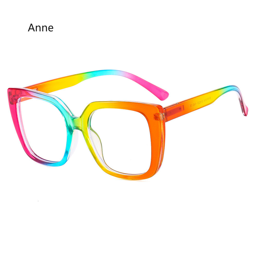 Sunglasses Frames Fashion Square Anti Blue Light Glasse Oprawki Okularowe Damskie Computer Frame Clear Reading Eyeglasses gafas 230822