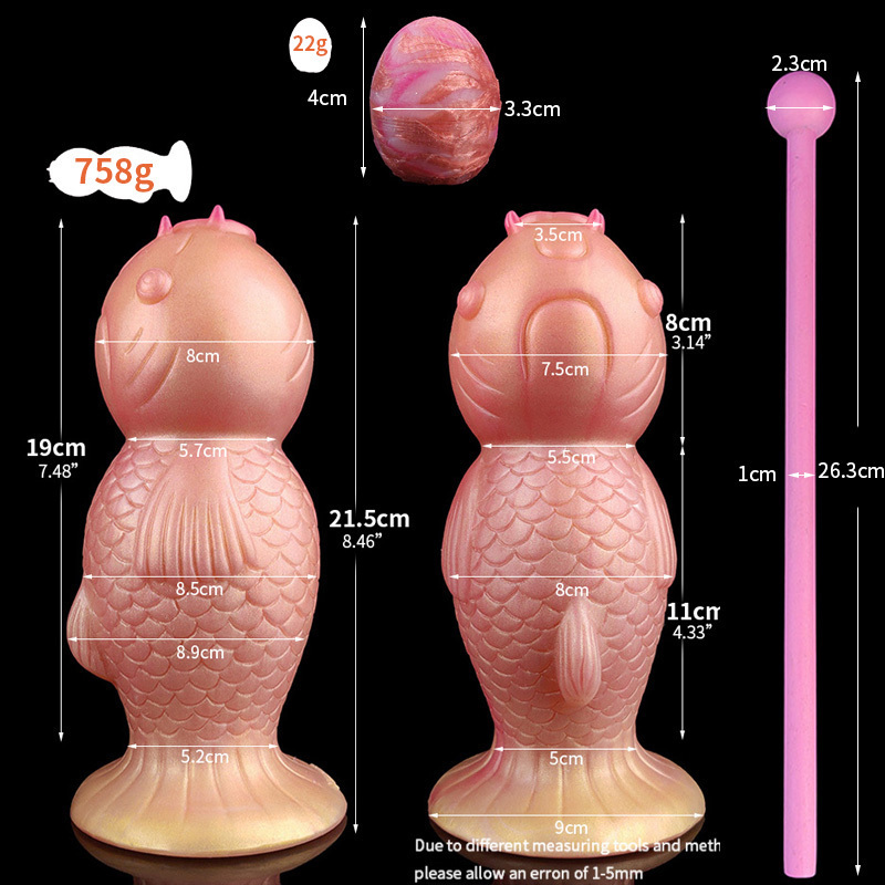 Anal Toys YOCY Huge KOI Dildo Ovipositor 89cm Thick Bead Plug Sex Toy Lay Eggs Pleasure For Women Men Masturbator Adult 18 Shop 230821