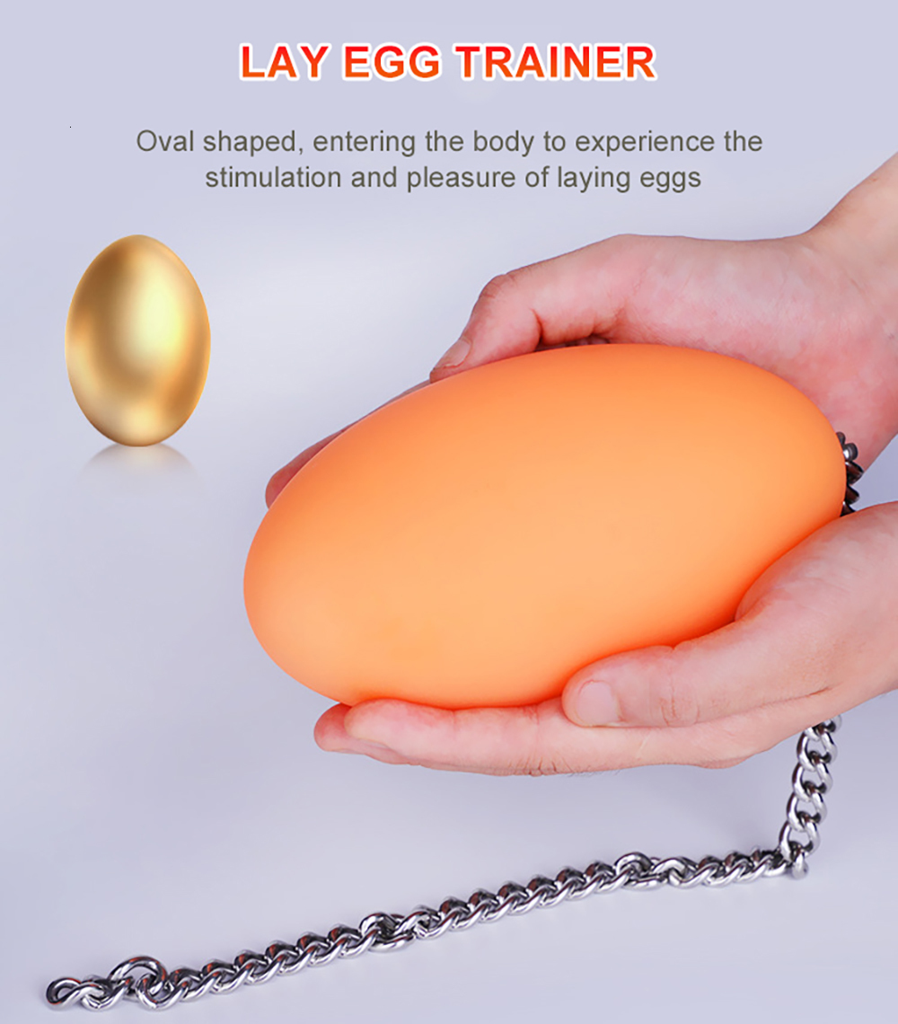 Anal Toys Huge Dragon Eggs Butt Plug Night Glowing Pull Beads Oviposition Trainer LayEgg VaginalProstate Birth Experience Sex 230821