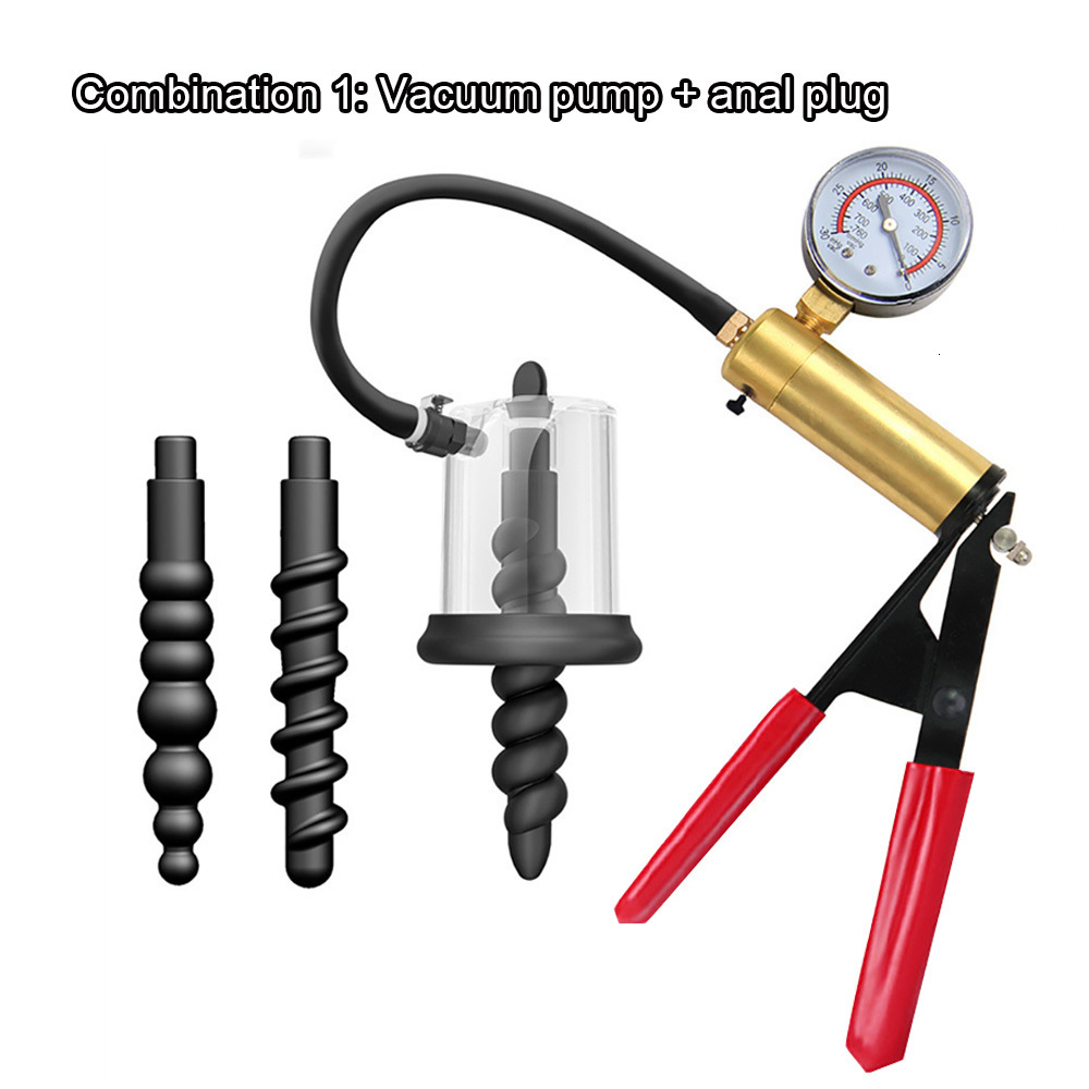 Anal Toys 2023 Vacuum Pump Prostate Massage Dilator Buttplug For Women BreastVagina Sucking Adult Sex Plug 230821