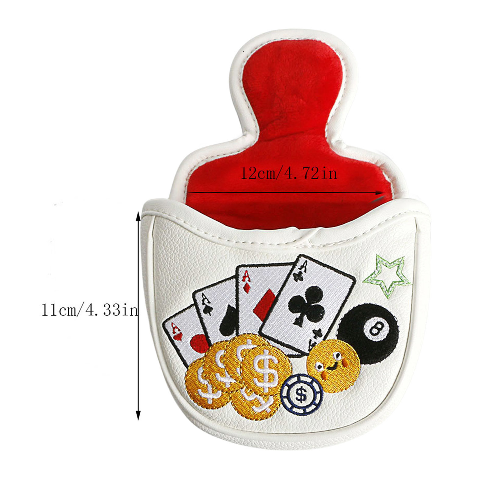 Other Golf Products Golf Putter Cover Magnetic Closure PU Leather Golf Putter Headcover Golf Accessories Waterproof Golf Club Head Cover Protector 230