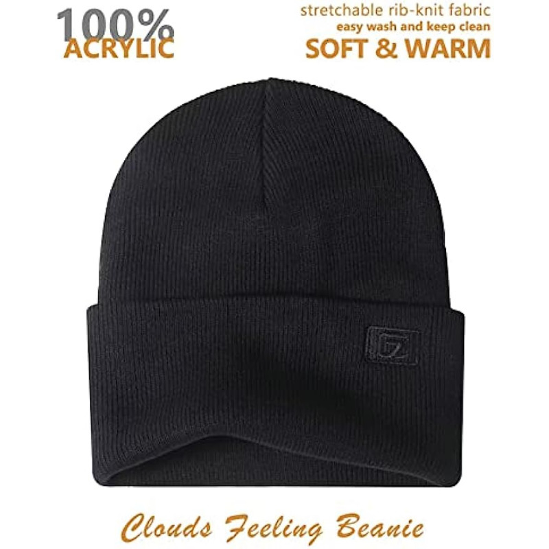 Beanie/Skull Caps GADIEMKENSD Long Cuffed Beanie Lightweight Stretchy Fit Unisex One Size 55.9 -59.7cm 230822