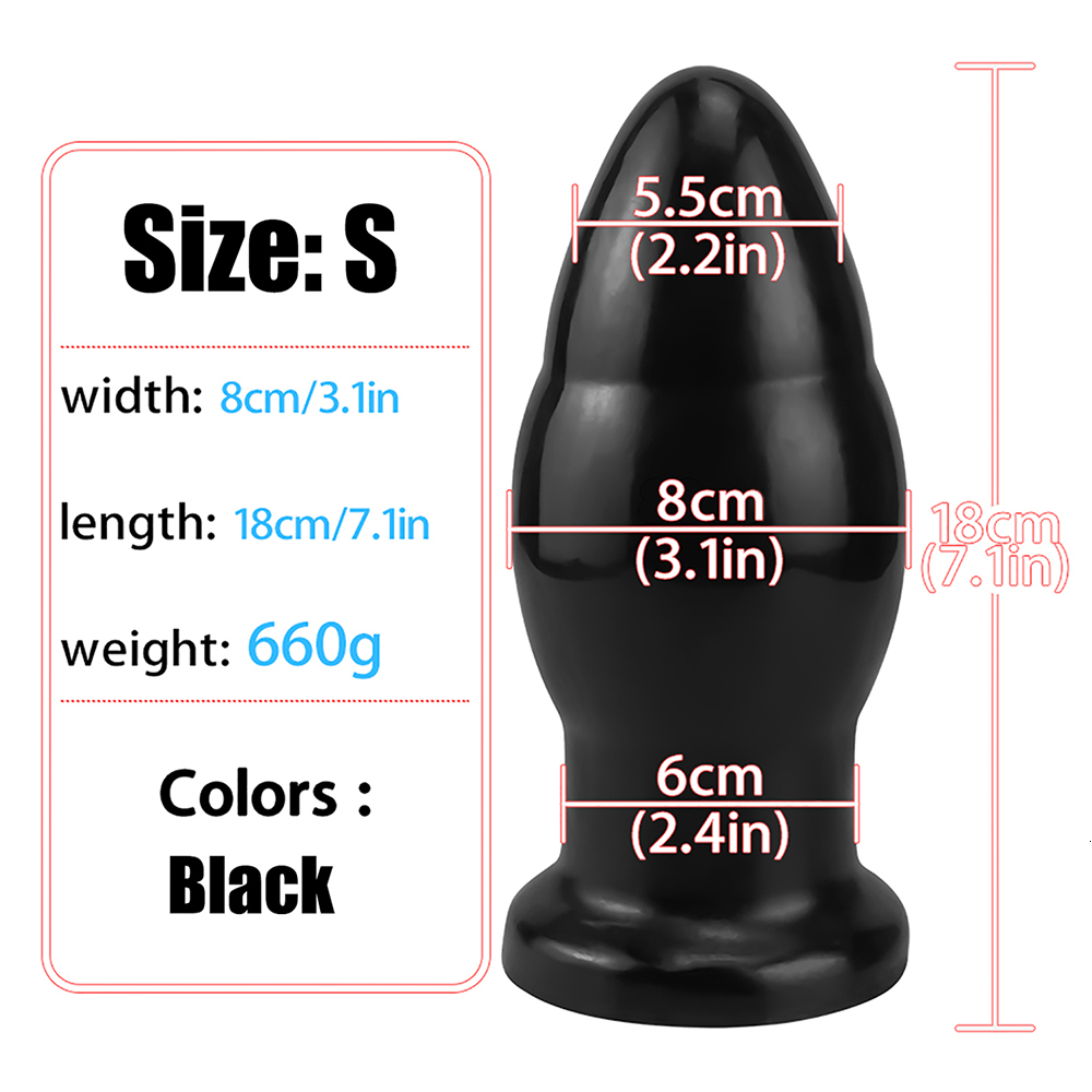 Anal Toys Oversized Butt Plug Dildos Unisex Sexshop Sex for Women and Men Dilator Penis Masturbator Couples 230821