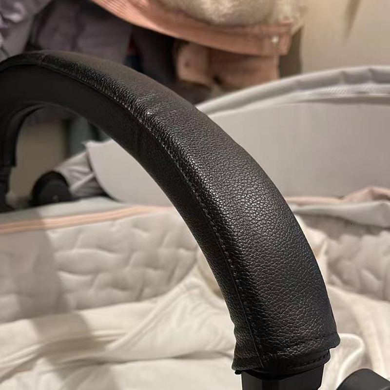 Stroller Parts Accessories Pu Leather Handle Cover For Stokke Xplory V6/X Stroller Pram Bumper Protective Cases Armrest Covers Baby Carriage Accessori
