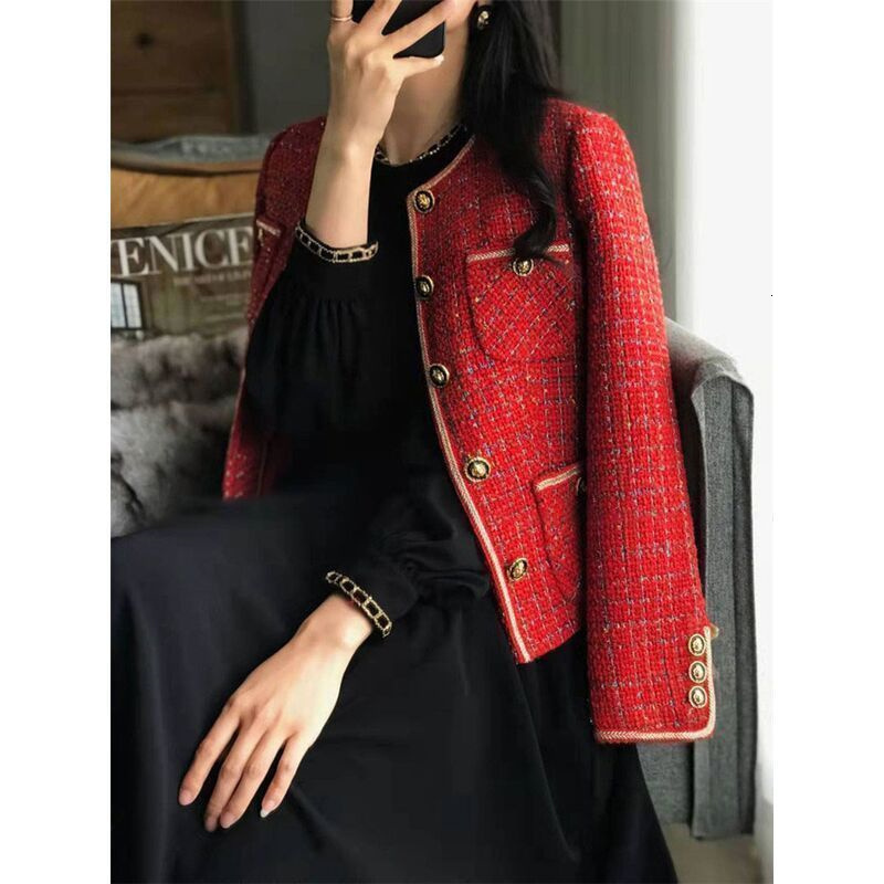 Women's Jackets Small Wind Jacket Women's Spring Autumn Coat French Retro Outweart Loose Temperament Woolen Jackets Female Trend Top 230822