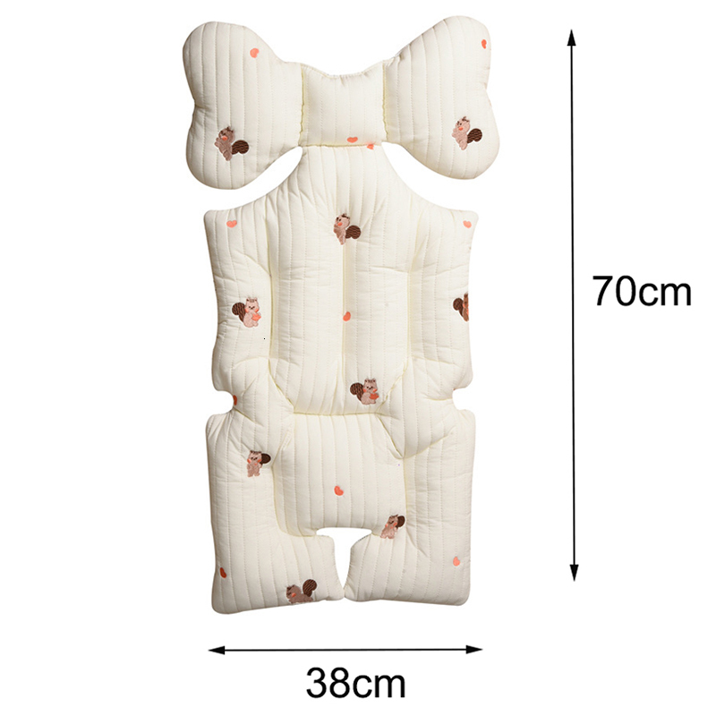 Stroller Parts Accessories Baby Stroller Seat Cushion Pad for Car Puchair Liner Mat Thicken Cotton Breathable Cart Mattress Infant born Pram Accessori