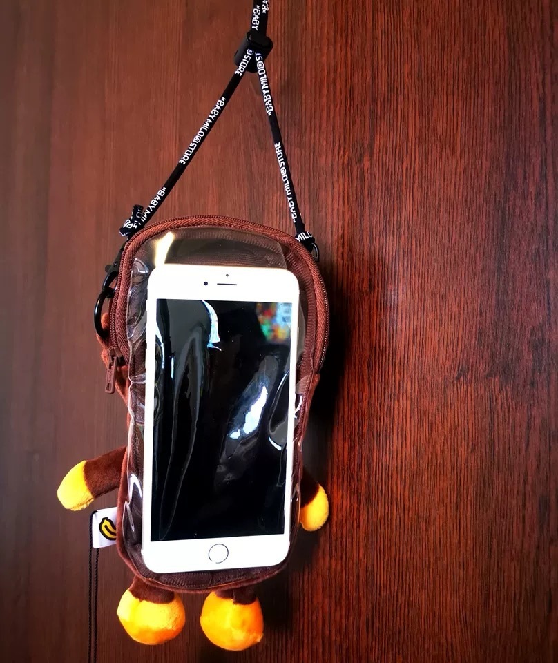 Backpacks Plush Cute Monkey Kids Diagonal Bag Phone Mini Shoulder Bag 230821