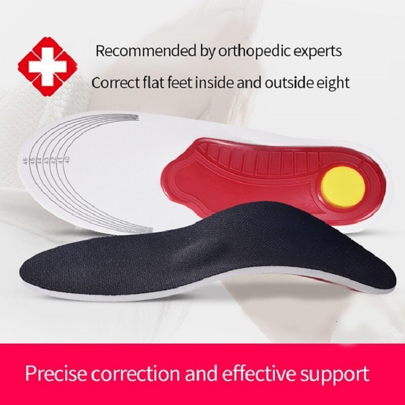 Shoe Parts Accessories Premium High Arch Support Insoles Gel Pad 3D Flat Feet for Women Men Orthopedic Foot Pain Damping Cushion 230821