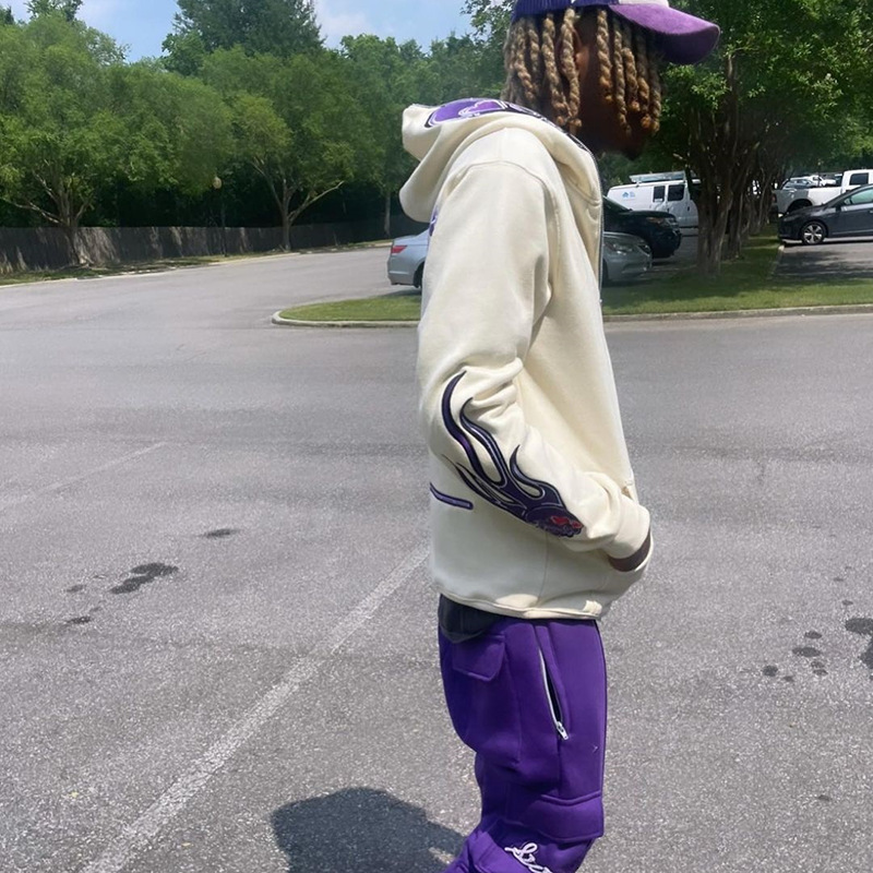 Men's Hoodies Sweatshirts Men Skeleton Print Hoodies High Street Full Zip Long Sleeve Jacket Coats Y2K Harajuku Casual Oversized Hooded Sweatshir