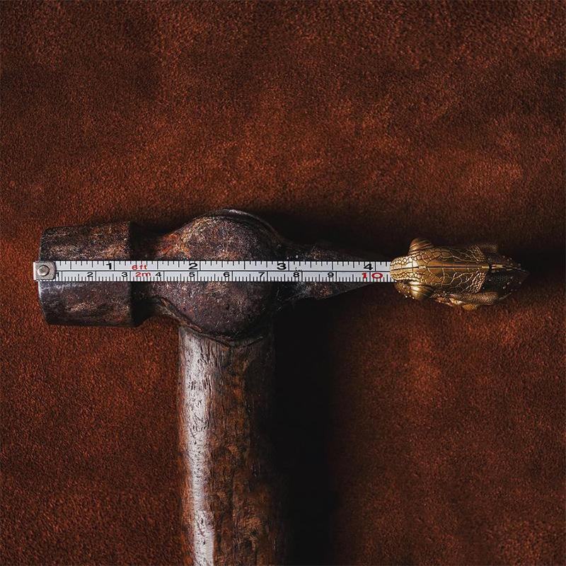 Tape Measures Manganese Steel Chameleon-tape Measure Brass Tape Measure Animal Foot Metric Tape Measure Distance Measuring Tool 230821