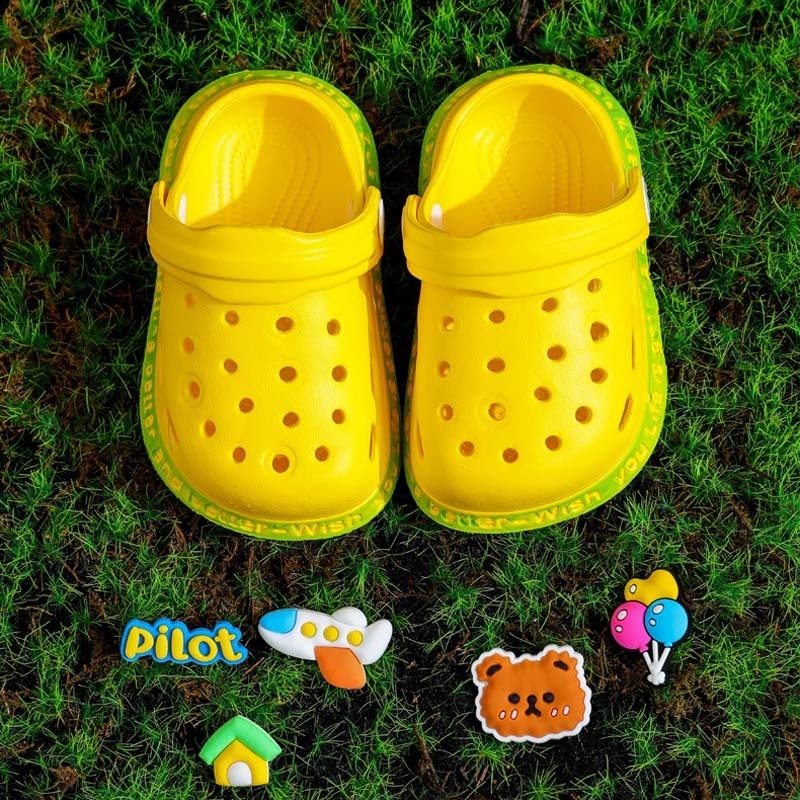 Sandals Summer Baby Kids Cartoon Sandals Croc Sandals For Children Baby Girl Shoes Sandal Infantil Boy Girl Children Garden Beach Shoes 230821