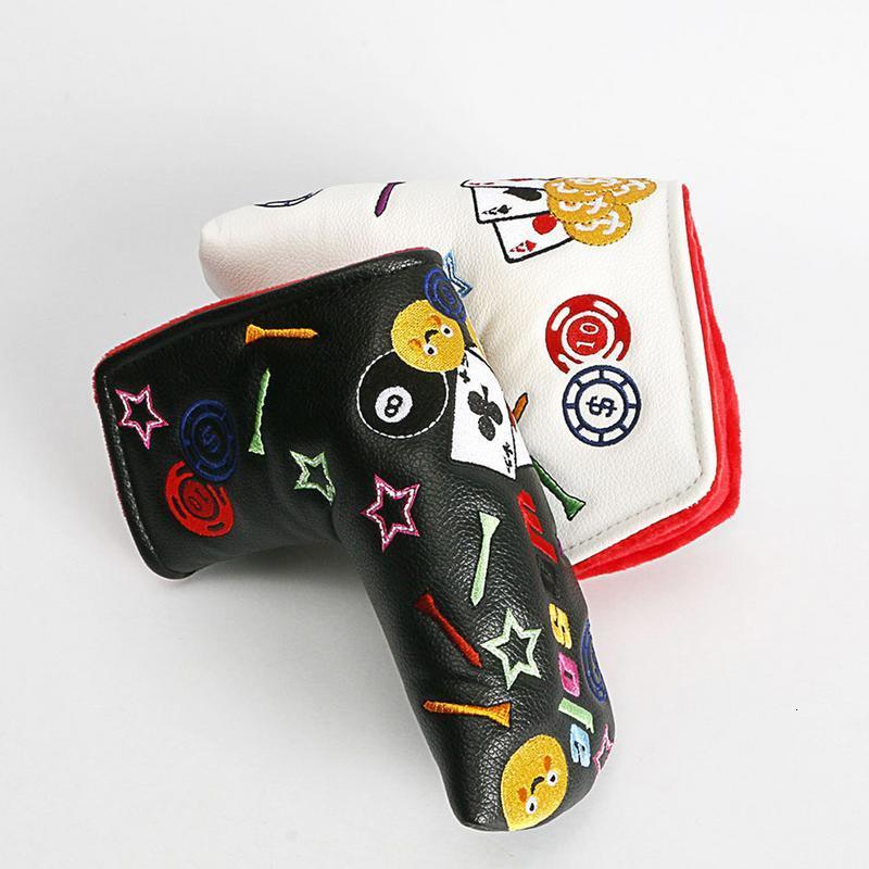 Other Golf Products Golf Putter Cover Magnetic Closure PU Leather Golf Putter Headcover Golf Accessories Waterproof Golf Club Head Cover Protector 230