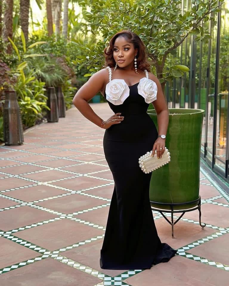 August 2023 Aso Ebi Black Mermaid Prom Dress Pearls Satin Evening Formal Party Second Reception Birthday Engagement Gowns Dresses Robe De Soiree Zj798