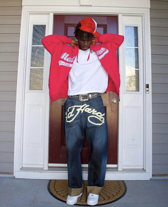 Men's Jeans Y2K Low Rise Jeans Men Harajuku Goth Punk Print Oversize Pants Women Fashion Hip Hop Streetwear Baggy Trousers Vintage Clothing 23082