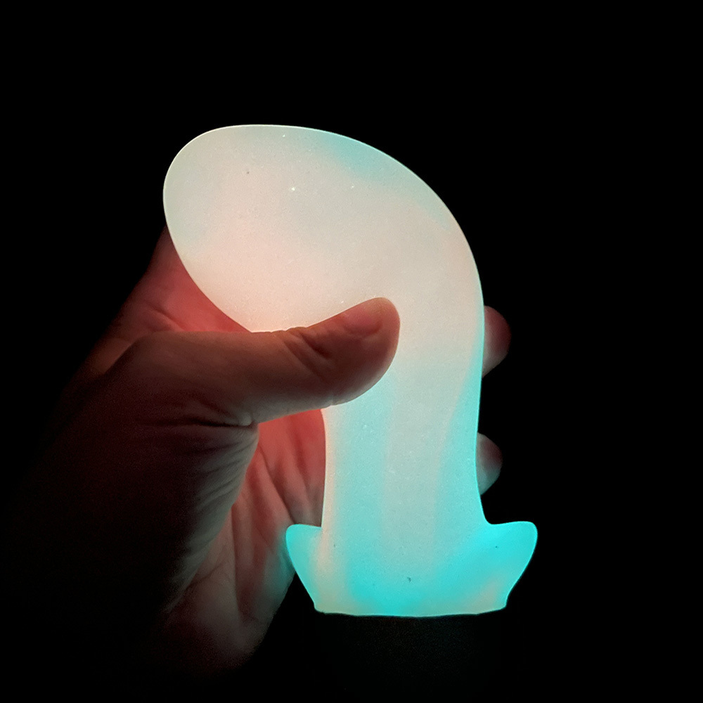 Anal Toys Egg Plug Luminous Beautiful Butt Liquid Silicone Soft Sex Toy For Men Women VaginalAnal Fisting 230821