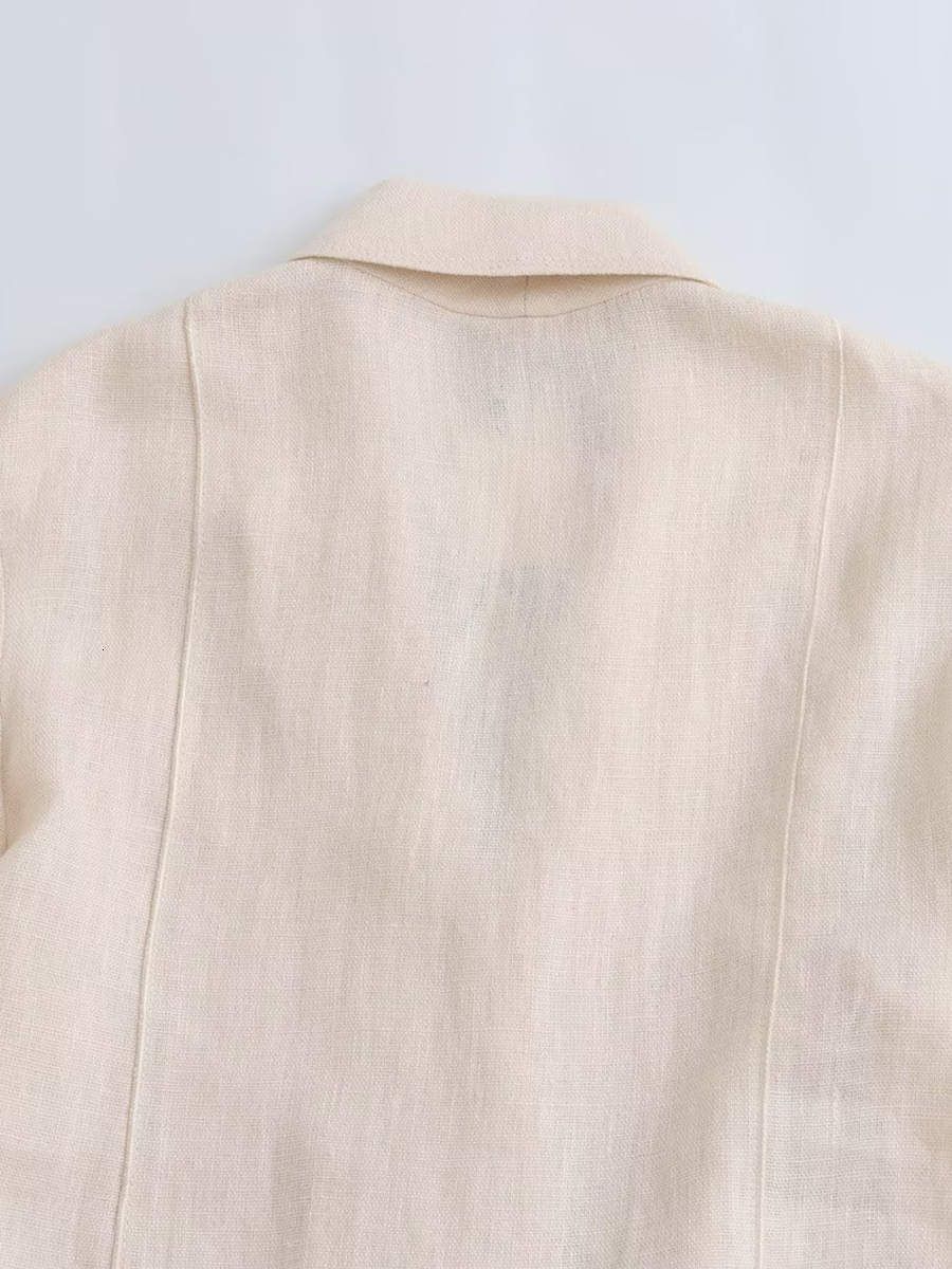 Womens Wool Blends Solid Casual Split Coat Women Autumn Turndown Collar Long Sleeve Laceup Cardigan Jackets Fashion Simple Jacket 230822