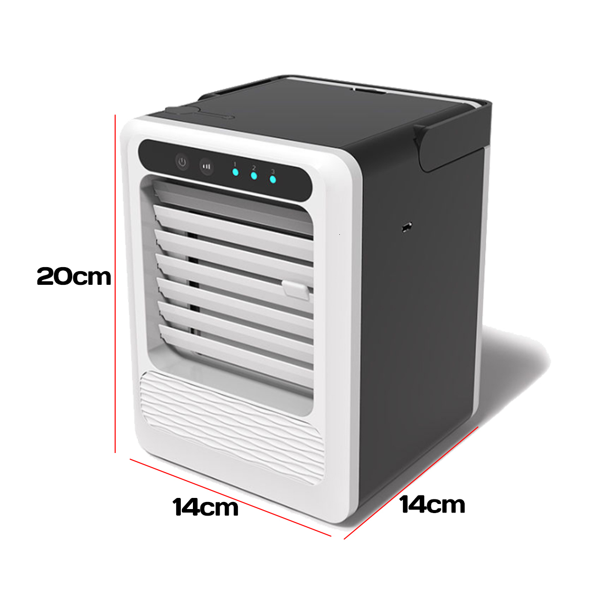 Other Home Garden Portable Mini Air Conditioner Water Cooling Fan 3 Speed 2500ml Water Tank USB Air Conditioning air cooler for Car Home Office 230821