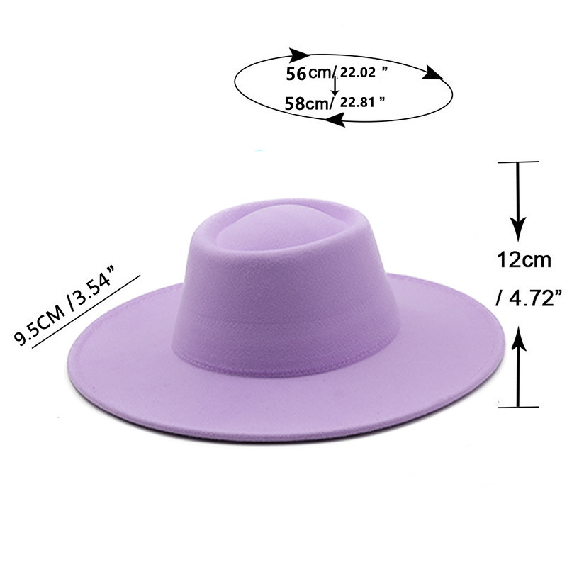 Wide Brim Hats Bucket Fedora for Women 95cm Dress Men Cap Felted Hat Panama Church Wedding classic Band Sombreros De Mujer 230821
