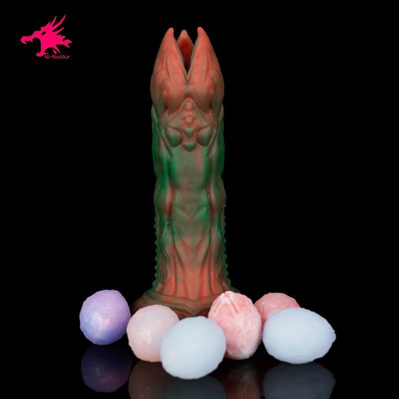 Anal Toys Nothosaur Sex Ovipositor Dildo Buttplug Masturbation Cup Lay eggs For Men Enlarger Plug 230821