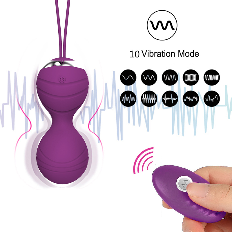 Adult Toys 5pcs Vagina Exercise Kegel Balls Kit Ben Wa 10Speed Vibrator Wireless Remote Control Jumping Eggs Erotic Sex Toy For Women 230821