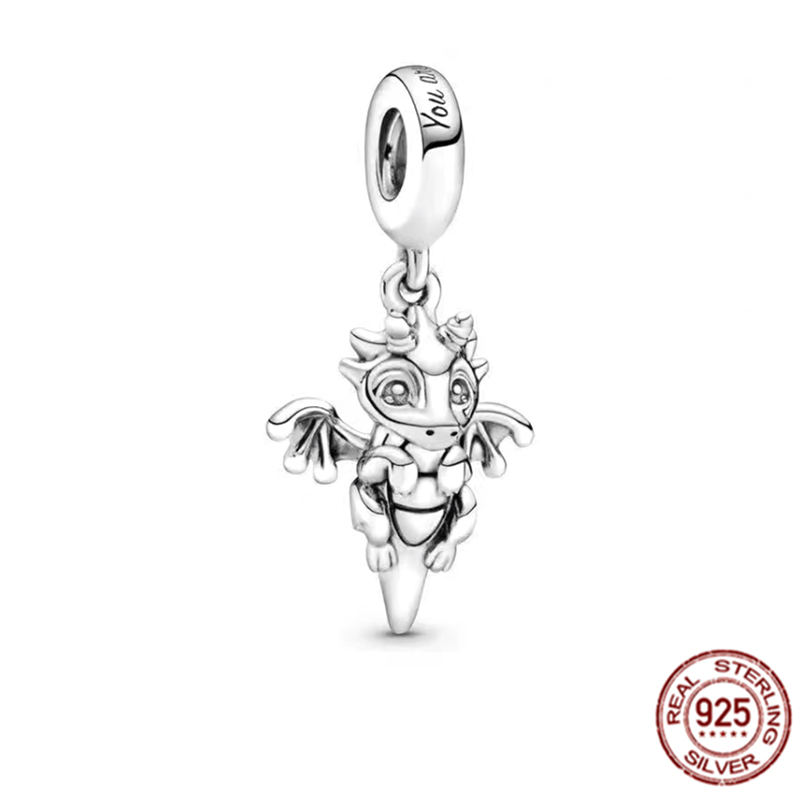925 Sterling Silver Hot selling Pendant Charm Bead Suitable for Original Bracelets/Necklace Jewelry Balloon Dog Drummer Little Bear Free Shipping