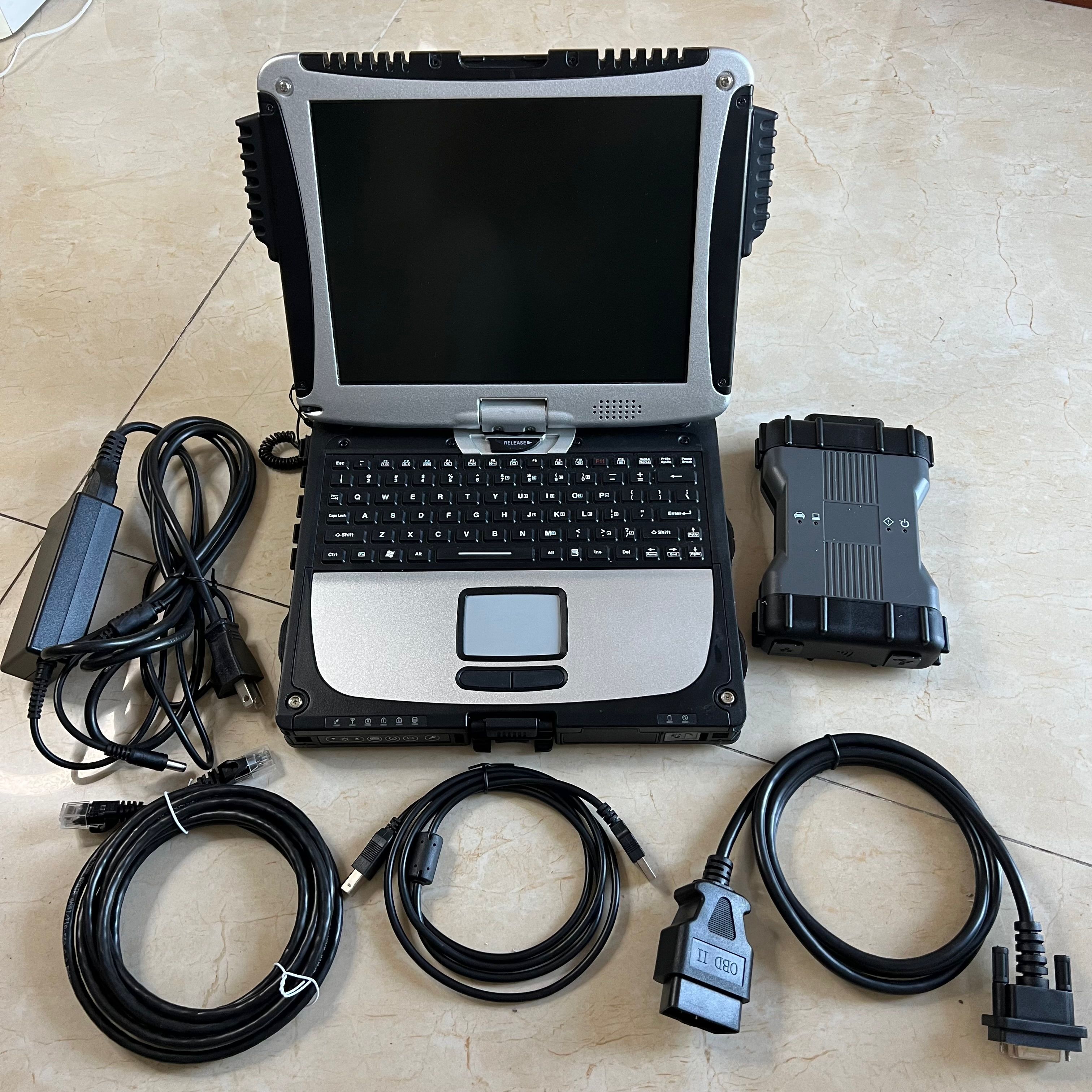 mb star c6 sd vci can DOIP diagnosis tool ssd laptop tablet cf19 touch screen computer 4g full set ready to work