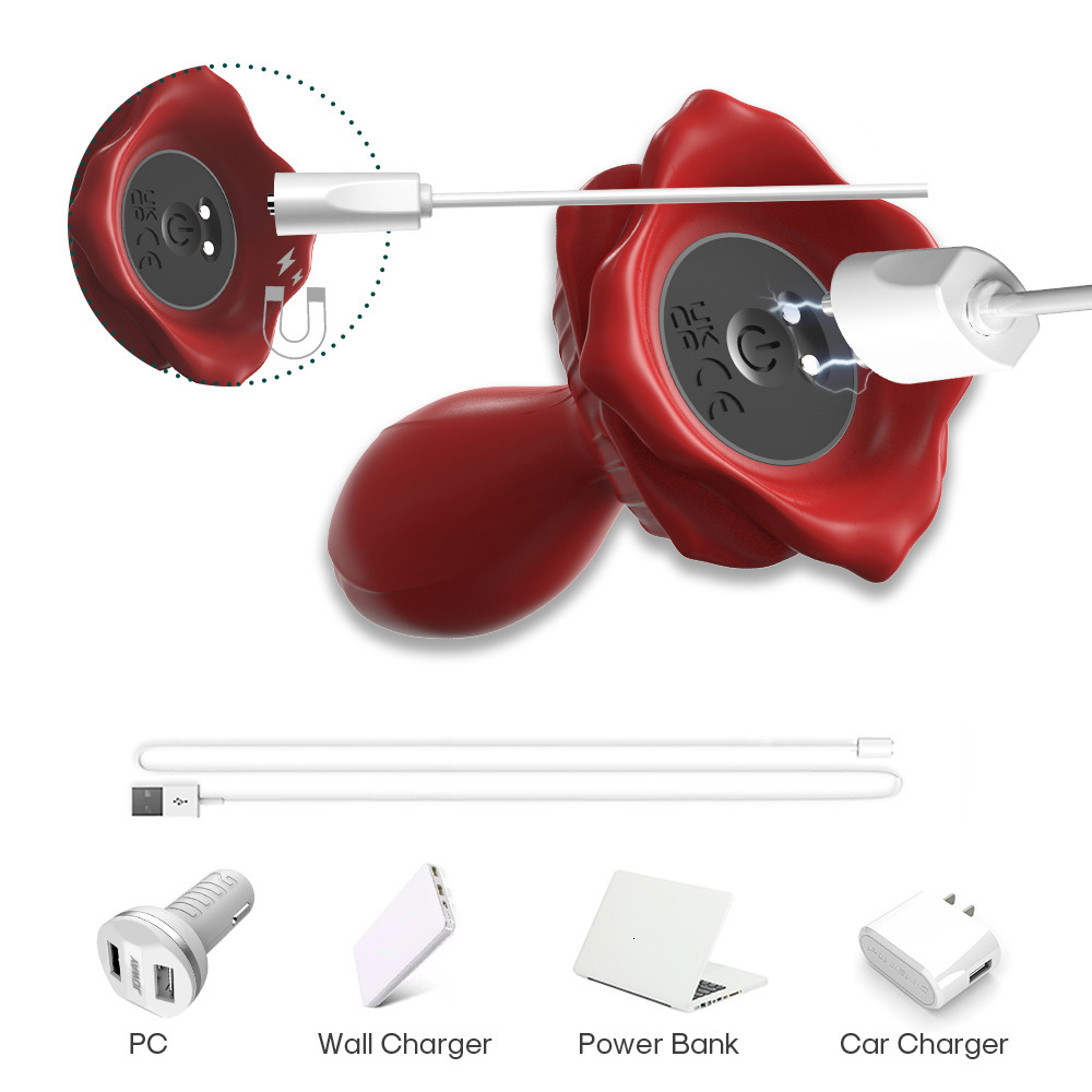 Anal Toys Vibrating Plug Vibrator Buttplug Male Prostate Massager Rose Tos Remote Control Vibradors Anus Sex Toy Men Women 230821