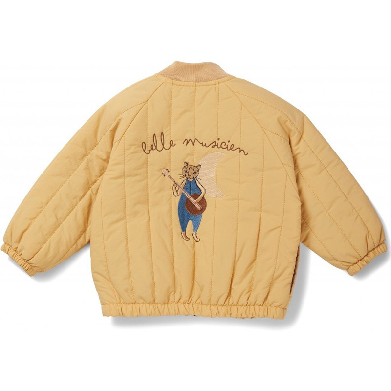 Jackets INS Baby Boys Cartoon Cotton Outwear Kids Winter Clothes Toddler Girl Lambswool Konges Slojd Jacket Embroidery Coat Flight Suit 230821