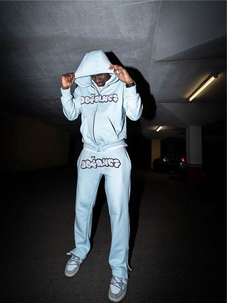 Men's Hoodies Sweatshirts Embroidered Zipper Cardigan Women's Hooded top zipper warm Harajuku punk grunge y2k clothing women Hip hop sweatsh