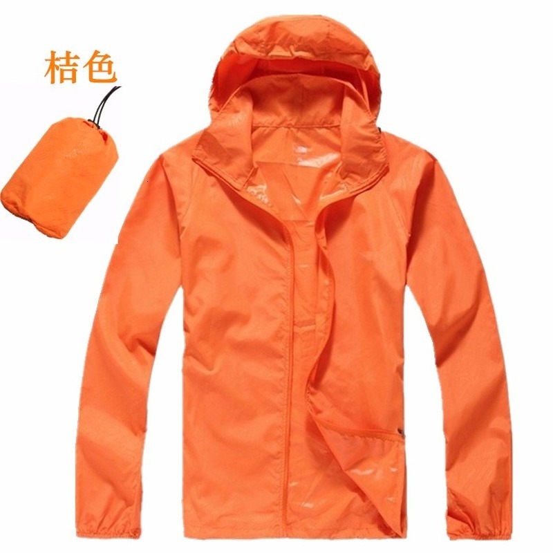 Men's Hoodies Sweatshirts Unisex Quick Dry Men Women Hoodie Windbreaker Sun Protection Jacket Outdoor Sports Ultra-light Thin Coat Waterproof Win