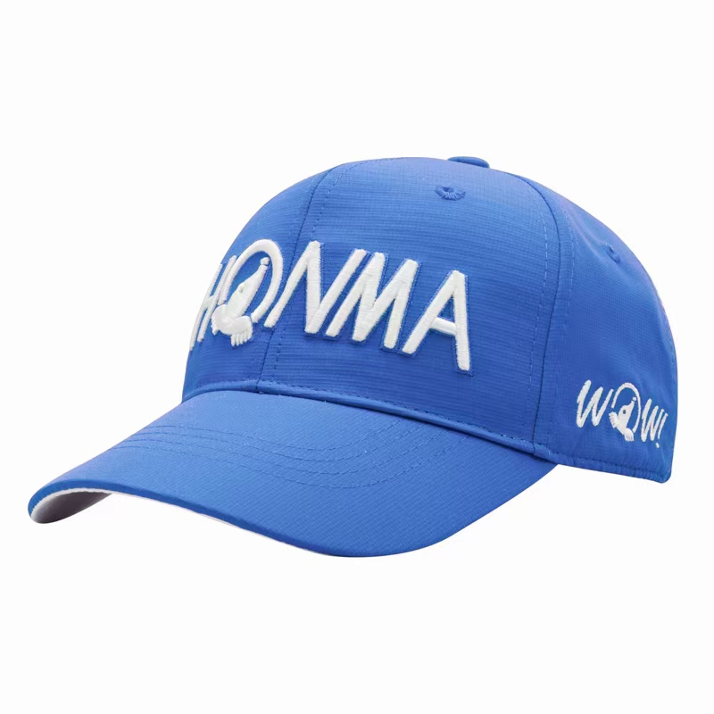 Unisex HONMA Golf Hat Black and White Color Cotton Embroidery Baseball Caps Outdoor Sports Leisure Fashion Cap