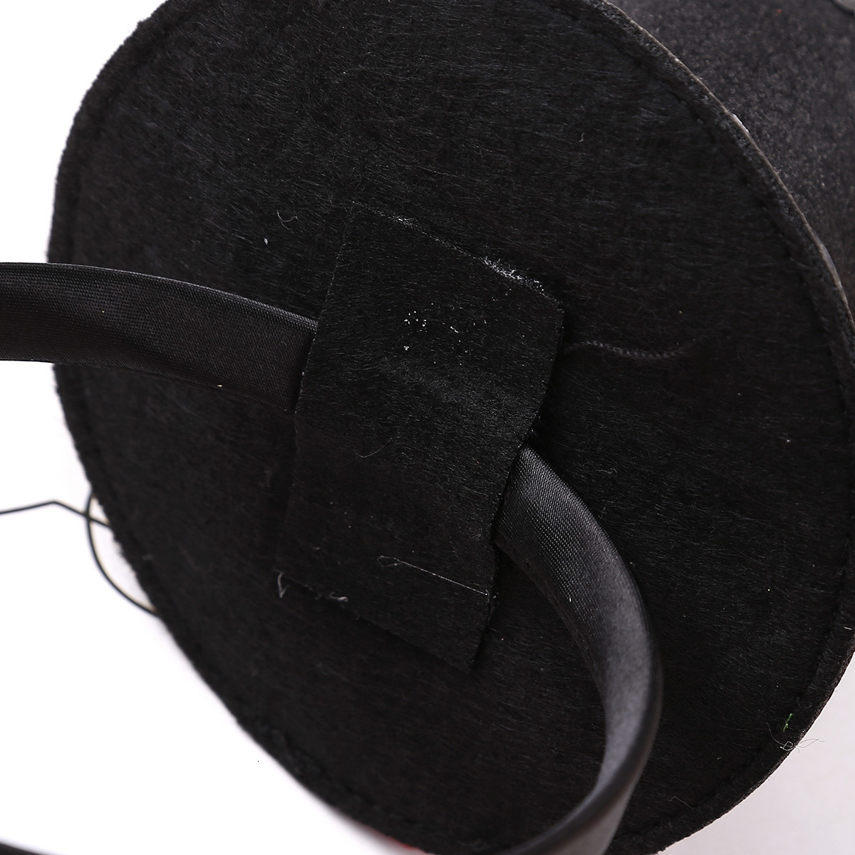 Hair Accessories Kids Girls Fancy Steampunk Mini Top Hat Headband Headdress Feather Rose Hair Hoop Headwear Halloween Costume Hair Accessories 230821