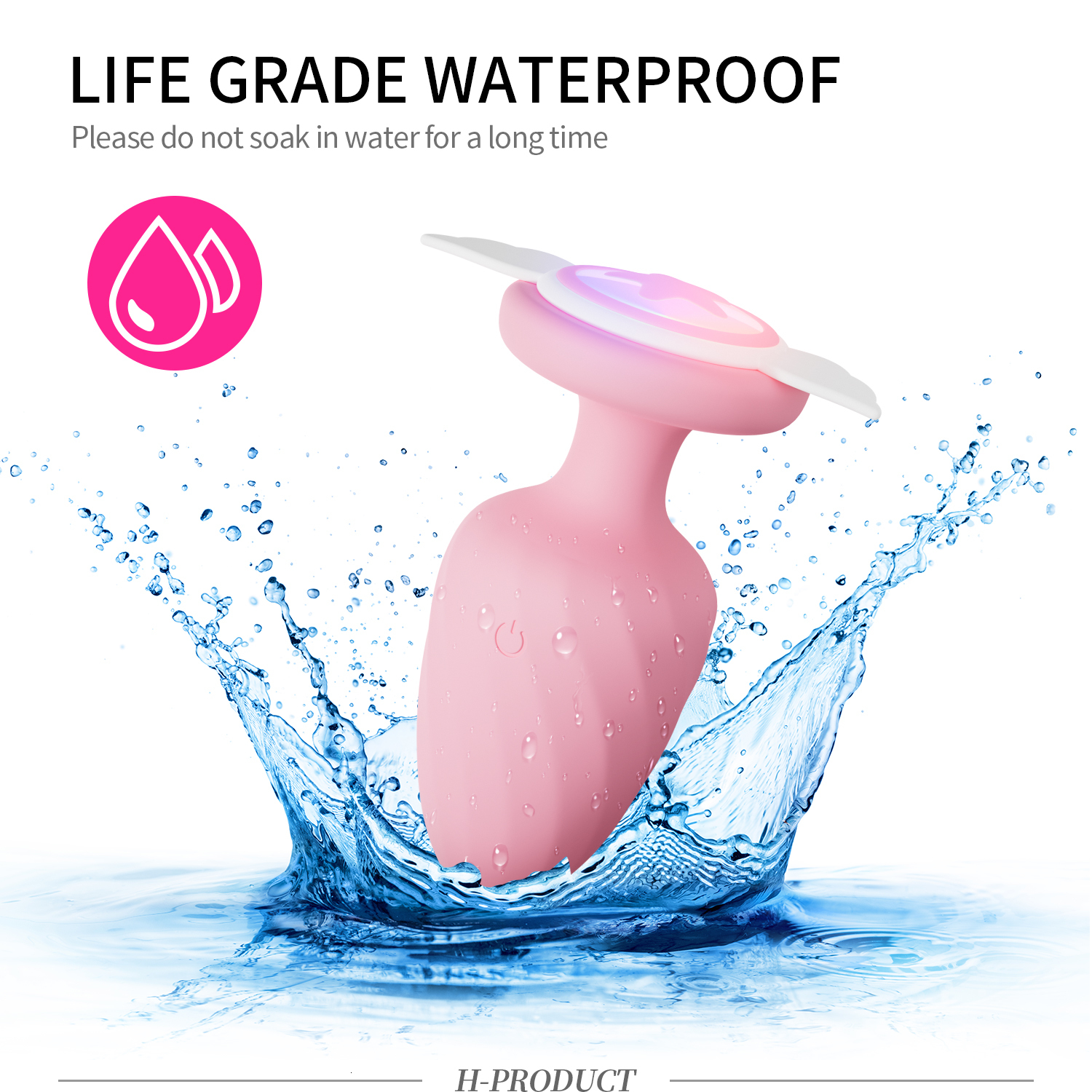 Anal Toys Vibrating Plug With Wings LED Light Buttplug Remote Control Vibrator For Women Men Male Prostate Massager Anus Sex 230821