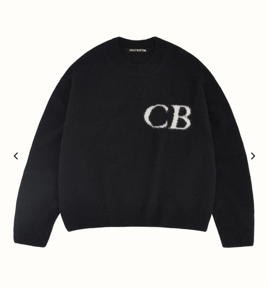 Men s Sweaters 2023 Cb Latter Knit Jacquard Cole Buxton Sweater Women Quality Loose Sweatshirts Clothing fashions