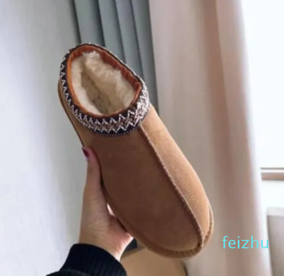 Classic Snow Boots Designer Ultra Mini Tasman Slipper Deal Women Mini Half Warm Boot Winter Fur Plush Satin Ankle Booties