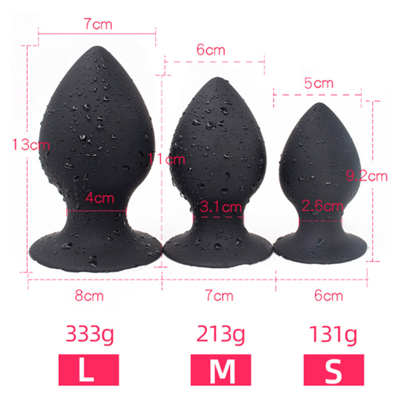 Anal Toys Butt Big Plug Sex for Women Men Soft Silicone Erotic Massager Stimulator Dildo Adult Product G Spot 230821