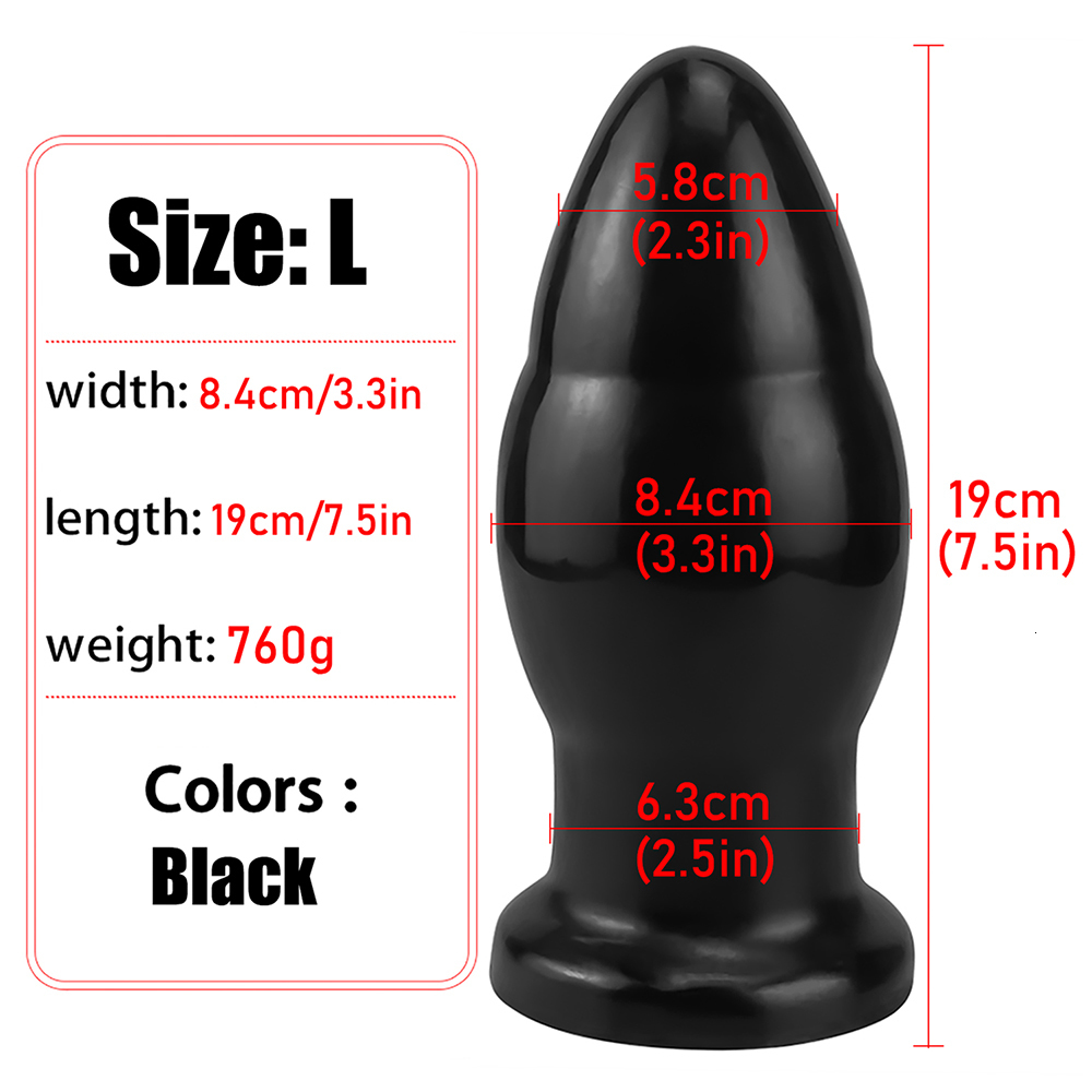 Anal Toys Oversized Butt Plug Dildos Unisex Sexshop Sex for Women and Men Dilator Penis Masturbator Couples 230821