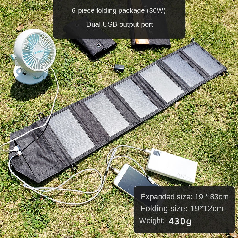 20W 30W 40W 45W 60W Portable Solar Panels Foldable Waterproof Battery Charger QC3.0 with USB Type-C DC Port Compatible with Cellphone Tablets Laptop P
