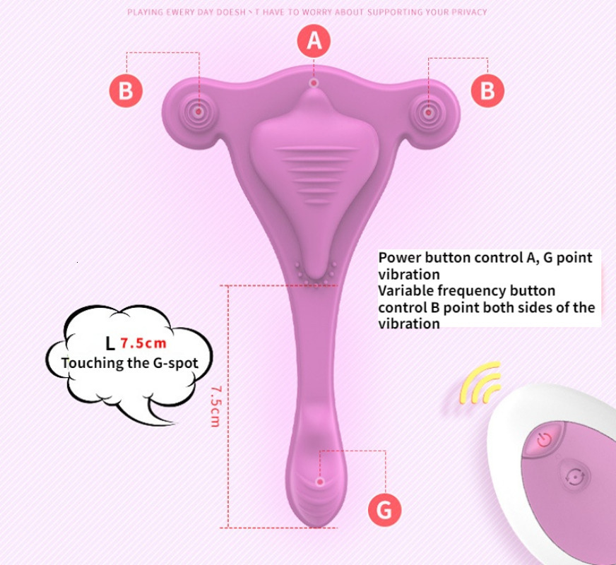 Adult Toys Female Wearable Dildo Masturbation Apparatus Panties Silicone 10 Frequency Wireless Remote Control Erotic Sex 230821