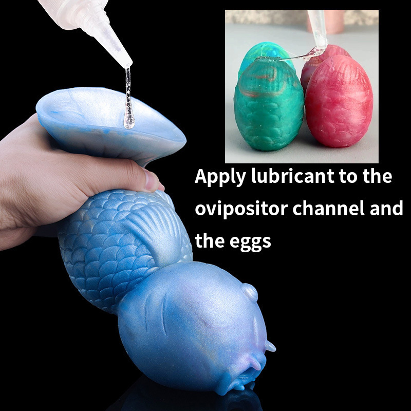 Anal Toys YOCY Huge KOI Dildo Ovipositor 89cm Thick Bead Plug Sex Toy Lay Eggs Pleasure For Women Men Masturbator Adult 18 Shop 230821