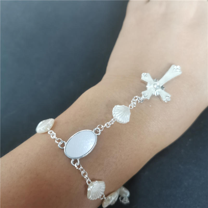 Charm Bracelets sublimation blank bracelets fashion bracelet transfer printing jewelry consumables 20pcs lot 230822