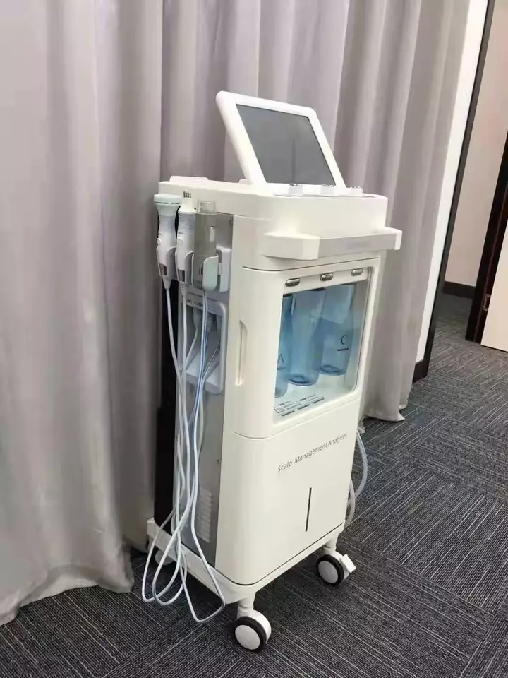 9-in-1 Hydrogen Aqua Peel Water Dermabrasion RF Ultrasonic BIO Skin Lift Oxygen Jet Peel Machine with Mousse Bubble Pen